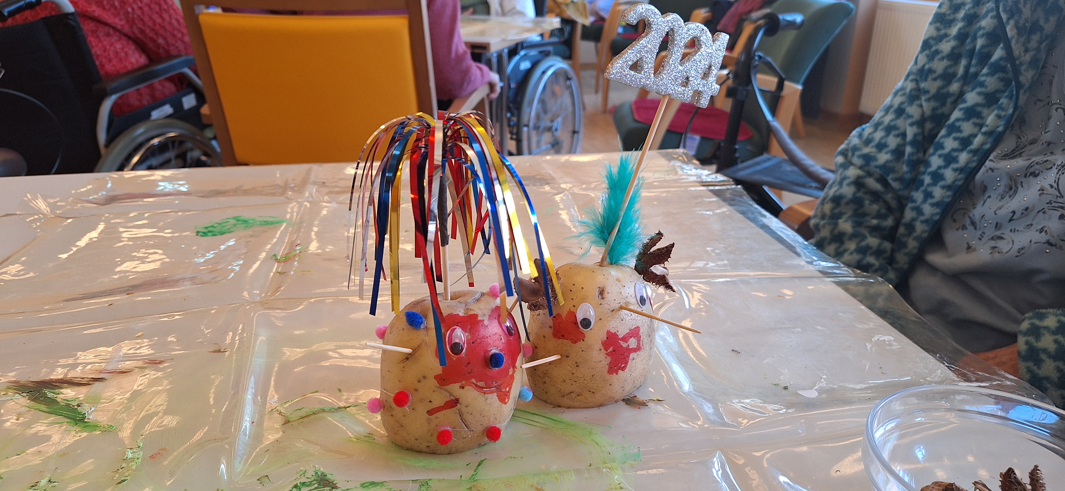 Besuch vom Patenkindergarten